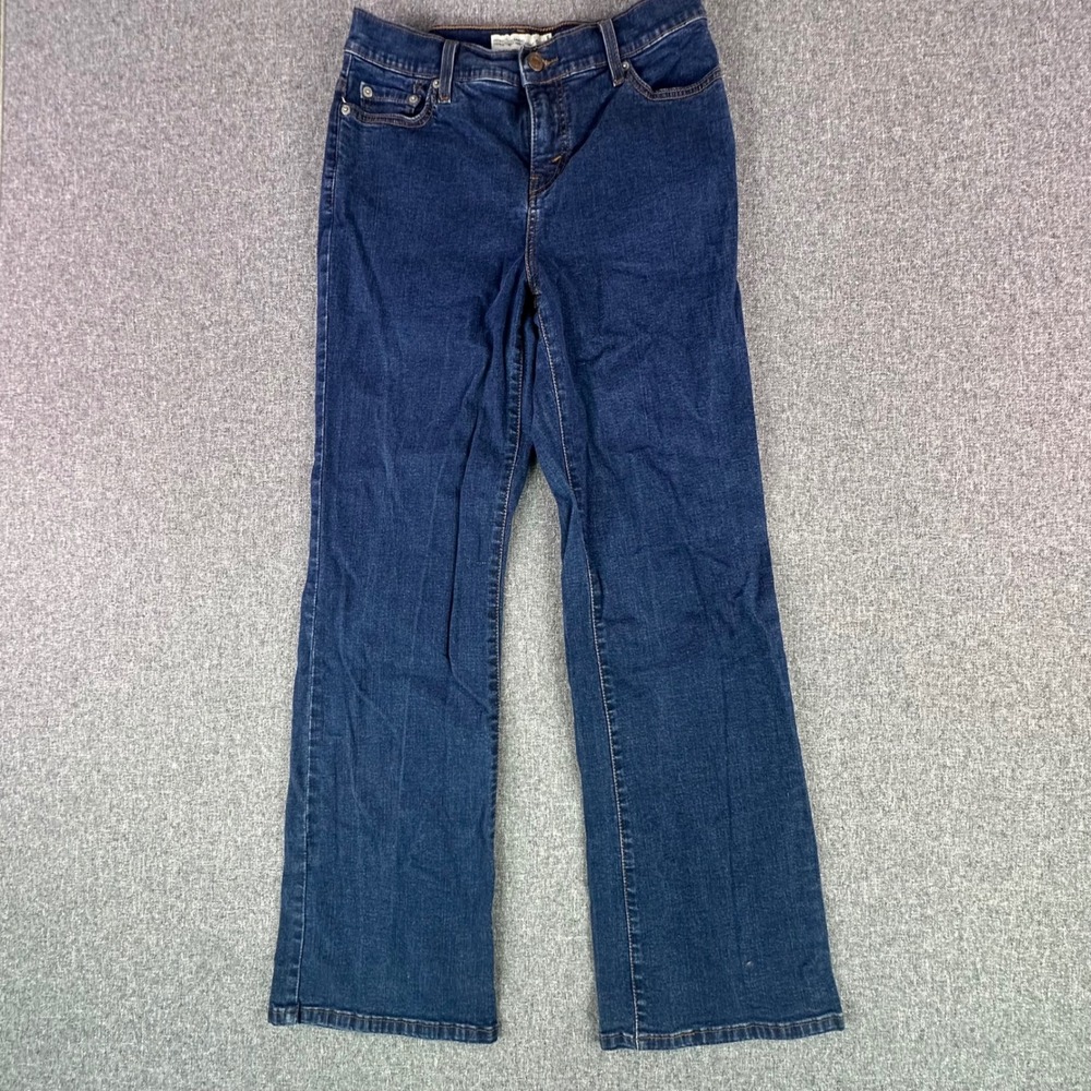 Levi's Jeans Women 10 Medium 512 Perfectly Slimming Blue Bootcut Dark Wash